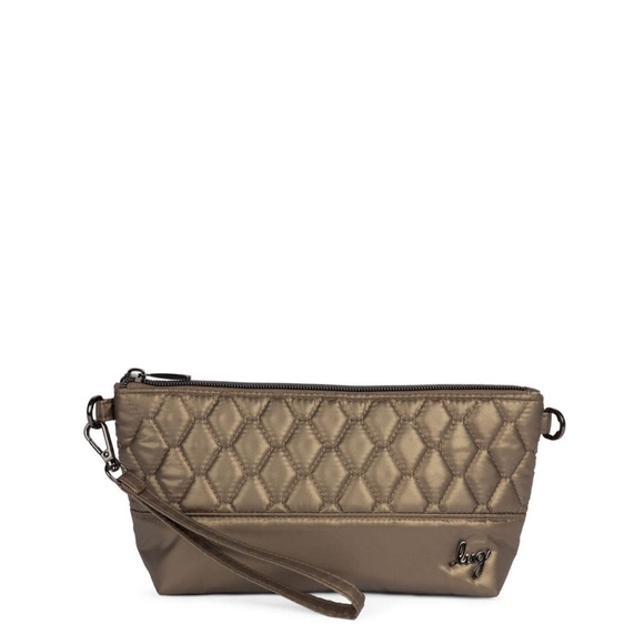 Lug Shiplap RFID Wristlet Pouch Metallic Sugarplum NWT - Picture 13 of 16